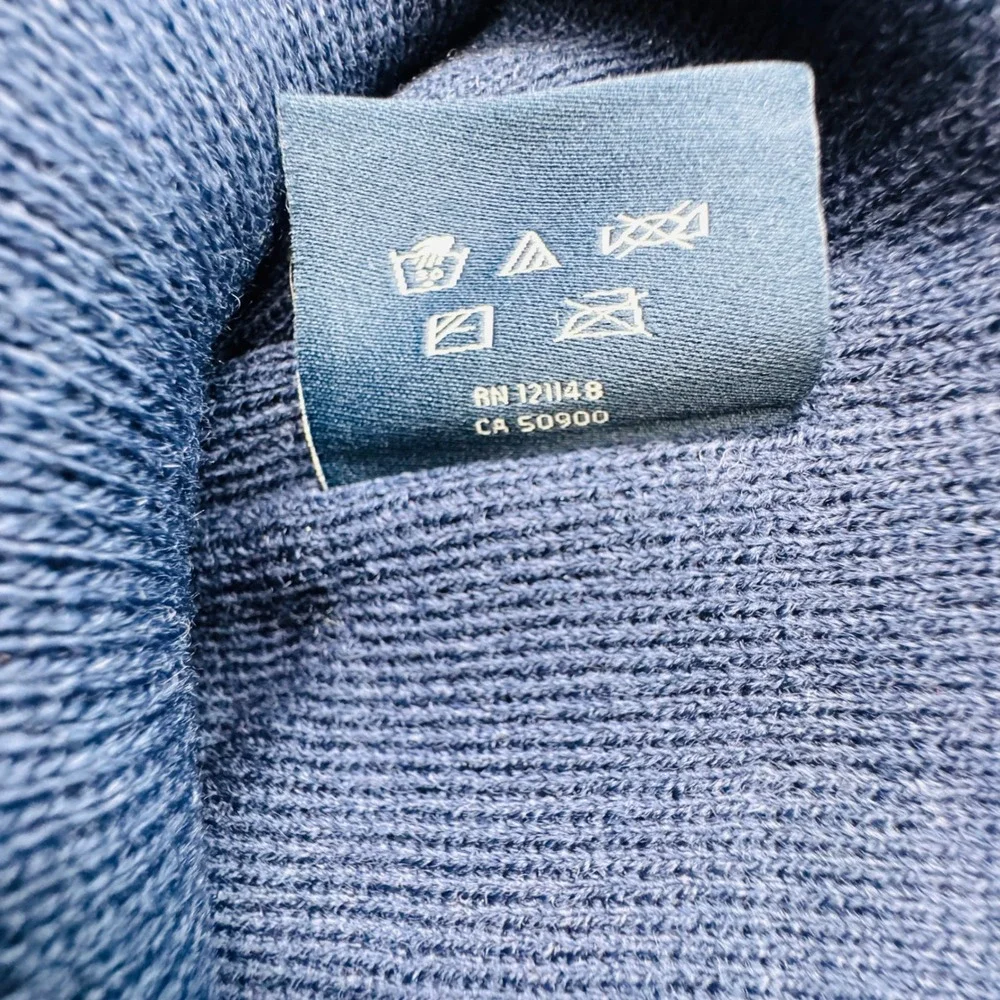 Tommy Hilfiger Men's Gray Blue Pom Pom Beanie Hat OS New With Tags MSRP‎ $42